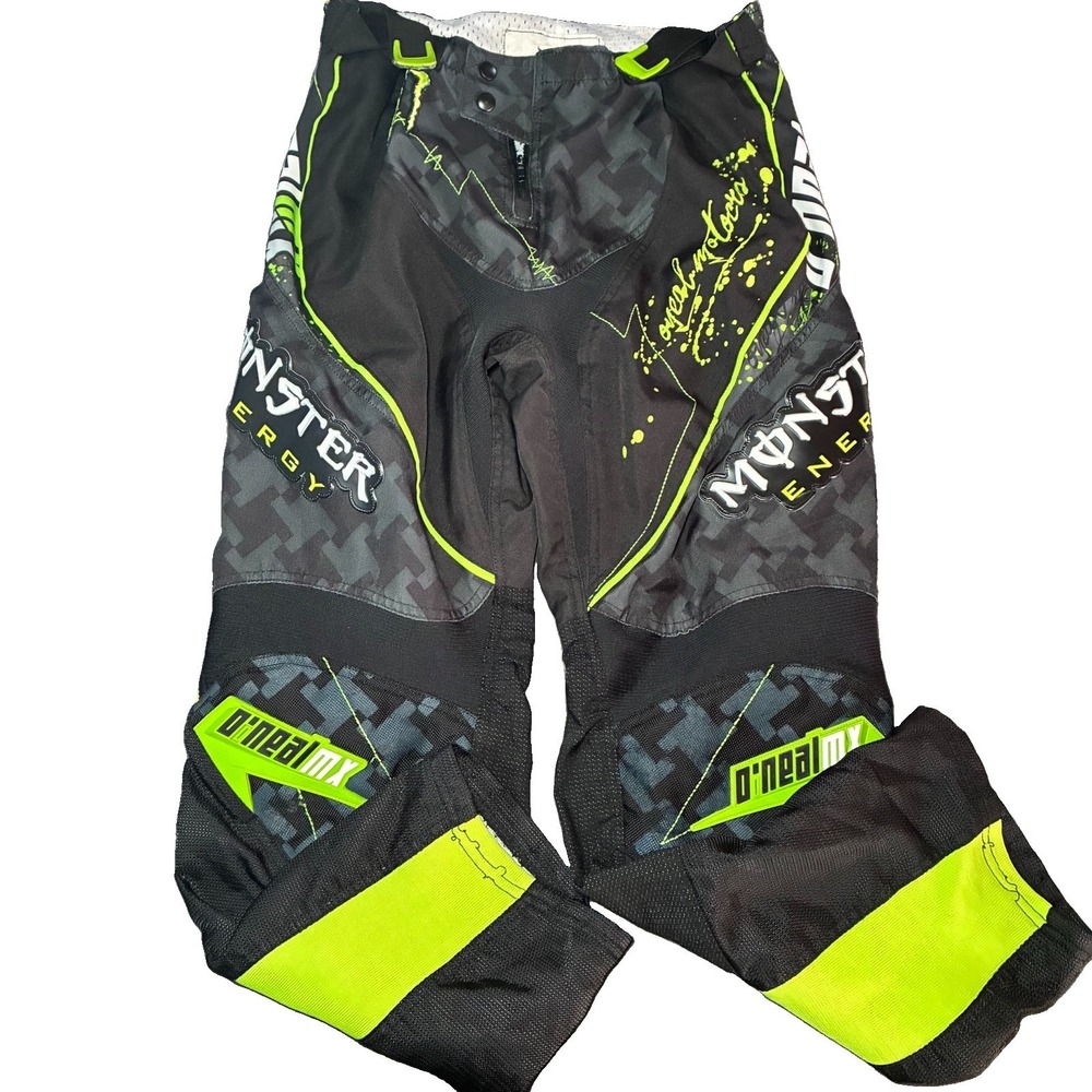 O'Neal MX Monster Energy Mayhem Racing Motocross Tim Ferry Pants Mens Size 34